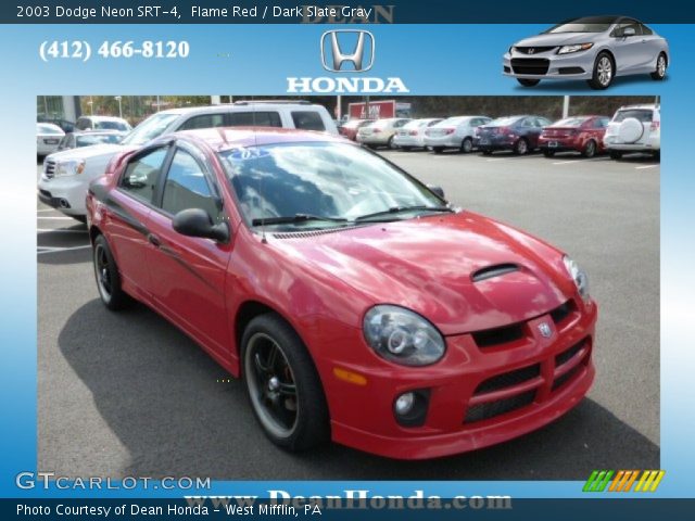 2003 Dodge Neon SRT-4 in Flame Red