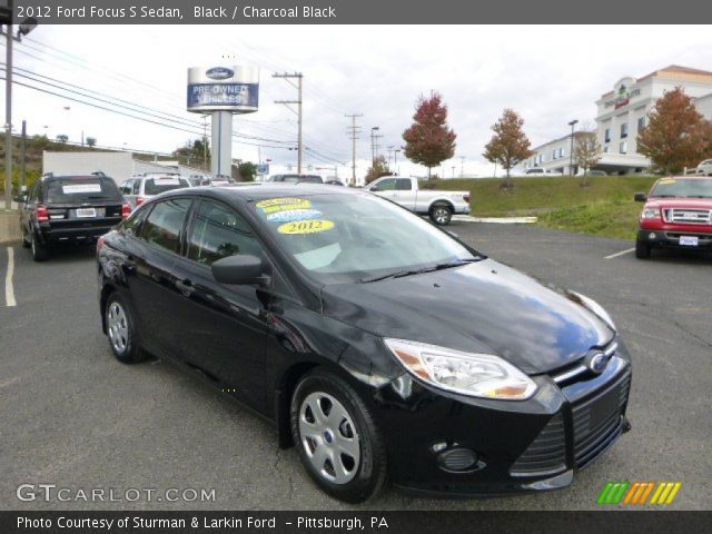 2012 Ford Focus S Sedan in Black