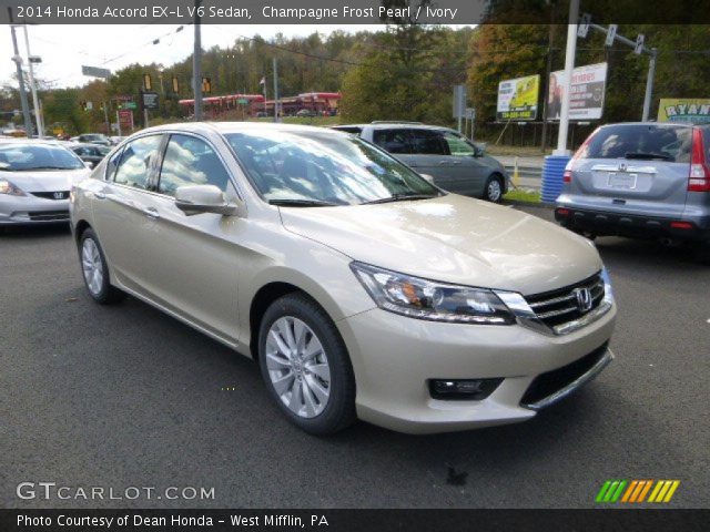 2014 Honda Accord EX-L V6 Sedan in Champagne Frost Pearl