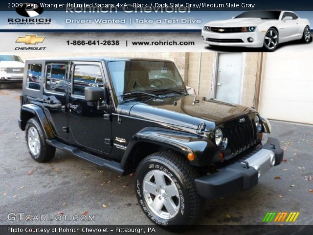 2009 Jeep Wrangler Unlimited Sahara 4x4 in Black