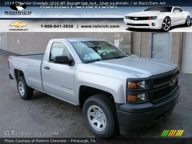 2014 Chevrolet Silverado 1500 WT Regular Cab 4x4 in Silver Ice Metallic