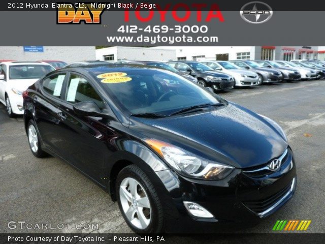 2012 Hyundai Elantra GLS in Midnight Black