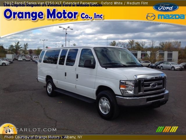2012 Ford E Series Van E350 XLT Extended Passenger in Oxford White