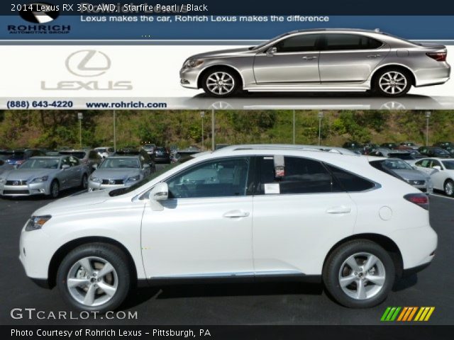 2014 Lexus RX 350 AWD in Starfire Pearl