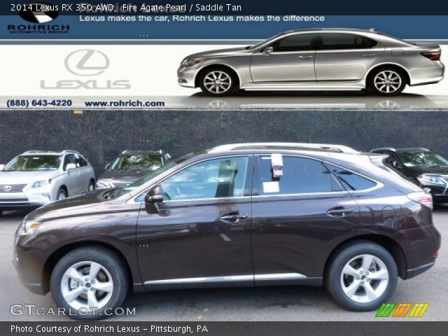 2014 Lexus RX 350 AWD in Fire Agate Pearl