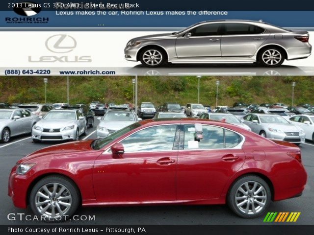 2013 Lexus GS 350 AWD in Riviera Red
