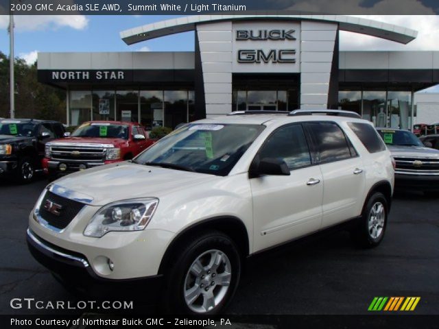 2009 GMC Acadia SLE AWD in Summit White