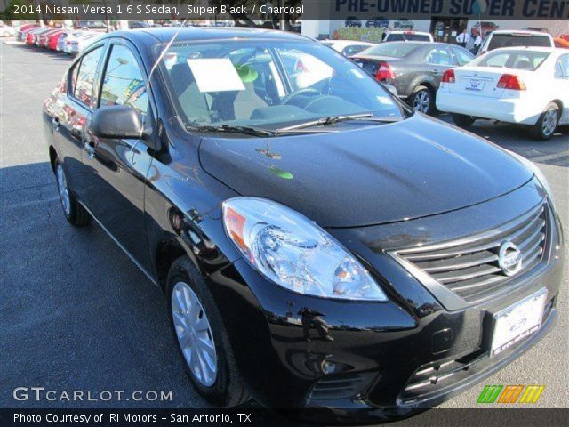 2014 Nissan Versa 1.6 S Sedan in Super Black