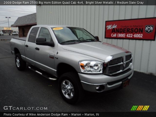 2009 Dodge Ram 2500 Big Horn Edition Quad Cab 4x4 in Bright Silver Metallic