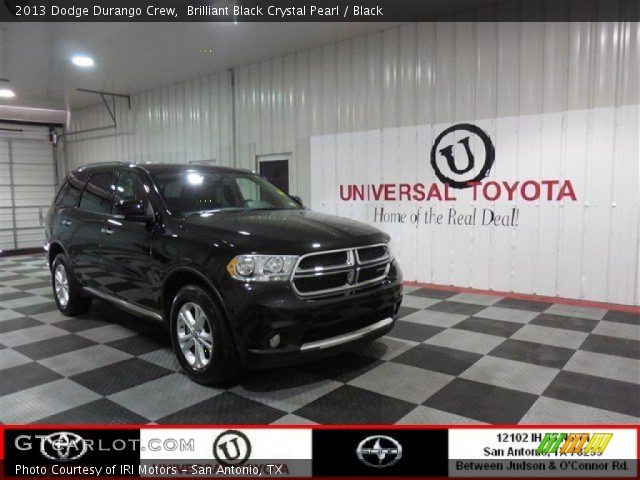 2013 Dodge Durango Crew in Brilliant Black Crystal Pearl
