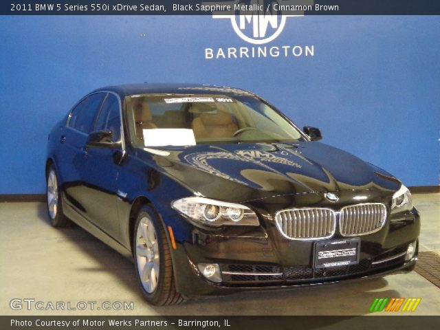 2011 BMW 5 Series 550i xDrive Sedan in Black Sapphire Metallic