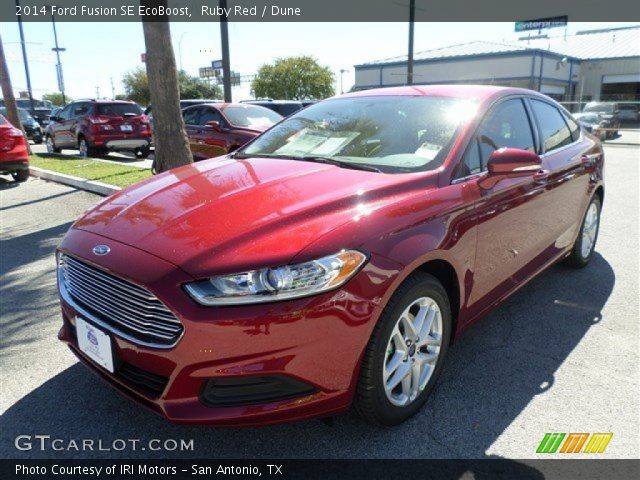 2014 Ford Fusion SE EcoBoost in Ruby Red