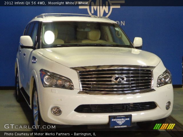 2012 Infiniti QX 56 4WD in Moonlight White