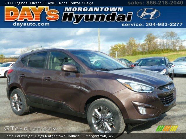 2014 Hyundai Tucson SE AWD in Kona Bronze