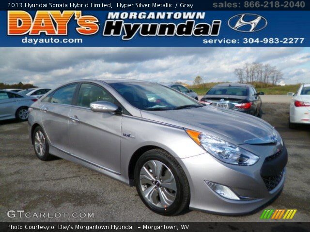 2013 Hyundai Sonata Hybrid Limited in Hyper Silver Metallic