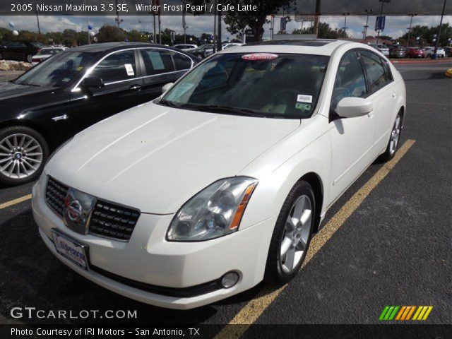 2005 Nissan Maxima 3.5 SE in Winter Frost Pearl