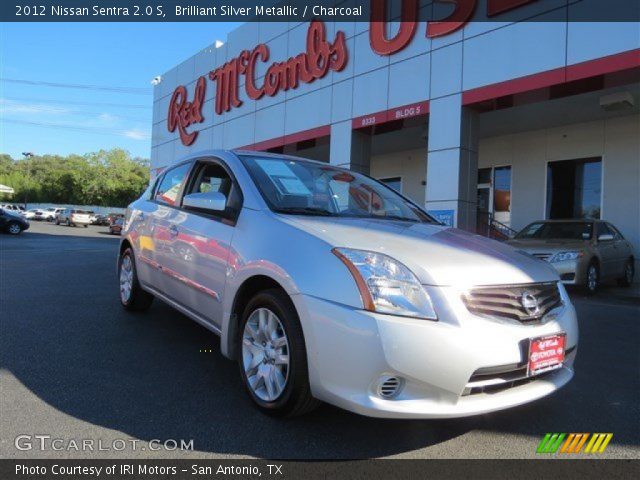 2012 Nissan Sentra 2.0 S in Brilliant Silver Metallic