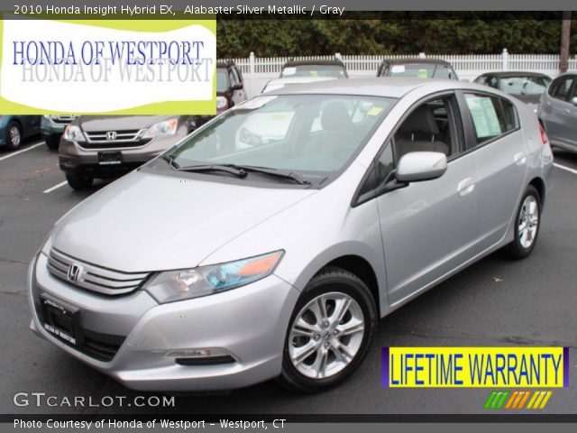 2010 Honda Insight Hybrid EX in Alabaster Silver Metallic
