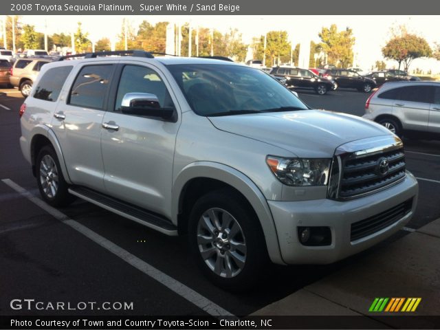 2008 Toyota Sequoia Platinum in Super White
