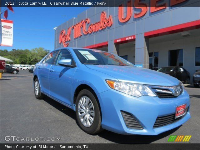 2012 Toyota Camry LE in Clearwater Blue Metallic
