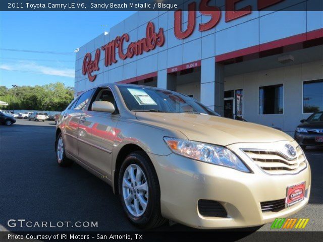 2011 Toyota Camry LE V6 in Sandy Beach Metallic