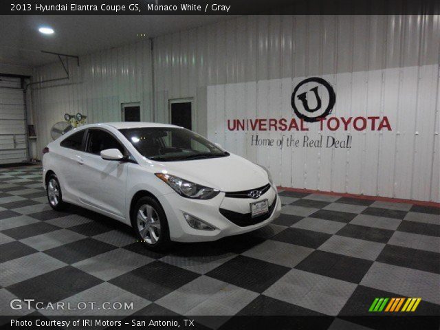 2013 Hyundai Elantra Coupe GS in Monaco White