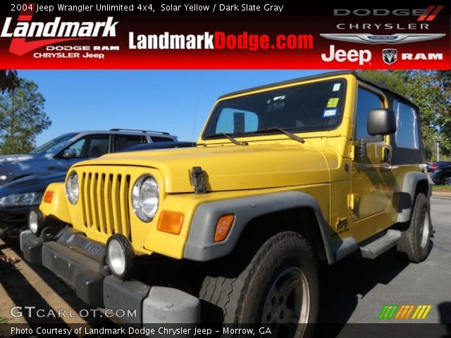 2004 Jeep Wrangler Unlimited 4x4 in Solar Yellow
