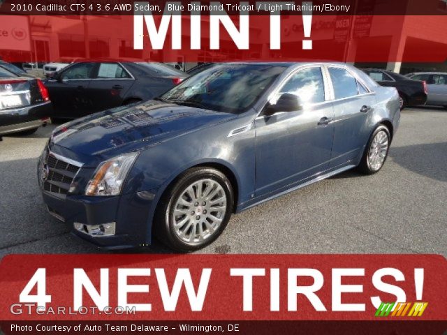 2010 Cadillac CTS 4 3.6 AWD Sedan in Blue Diamond Tricoat