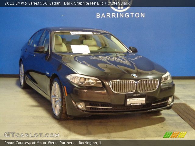 2011 BMW 5 Series 550i Sedan in Dark Graphite Metallic