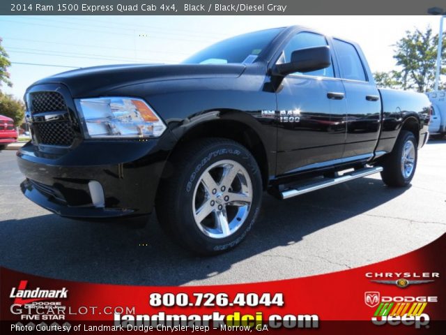 2014 Ram 1500 Express Quad Cab 4x4 in Black