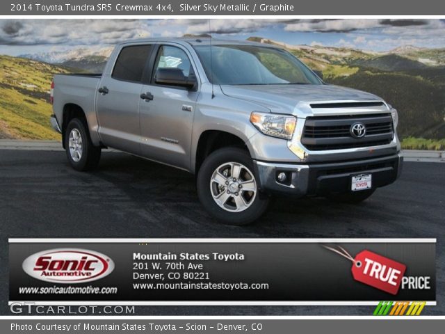 2014 Toyota Tundra SR5 Crewmax 4x4 in Silver Sky Metallic