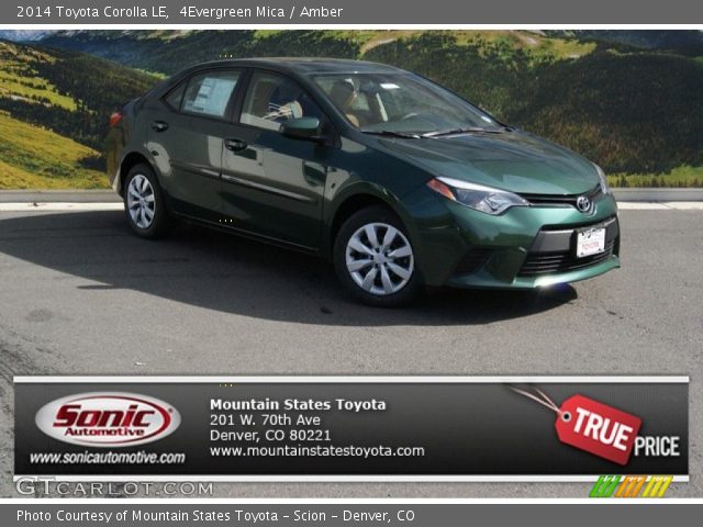 2014 Toyota Corolla LE in 4Evergreen Mica