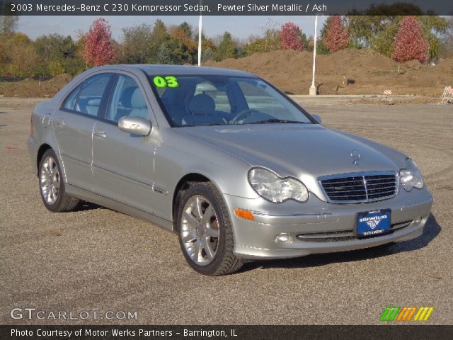 2003 Mercedes-Benz C 230 Kompressor Sedan in Pewter Silver Metallic