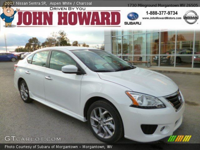2013 Nissan Sentra SR in Aspen White