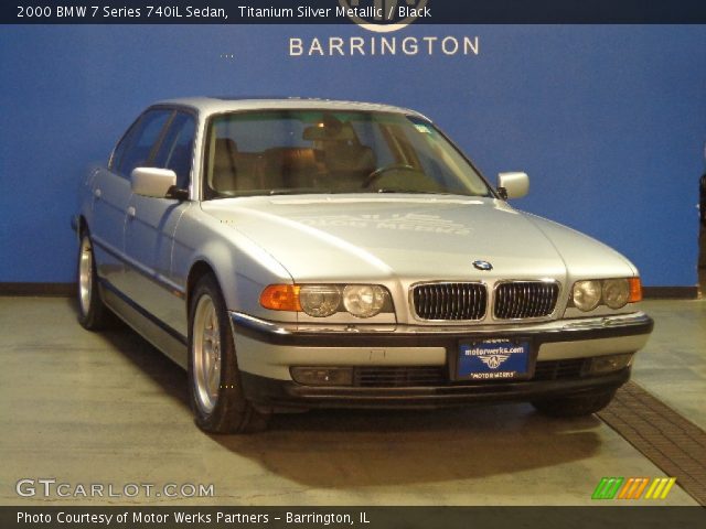 2000 BMW 7 Series 740iL Sedan in Titanium Silver Metallic