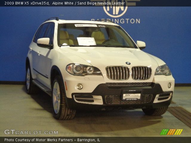2009 BMW X5 xDrive35d in Alpine White