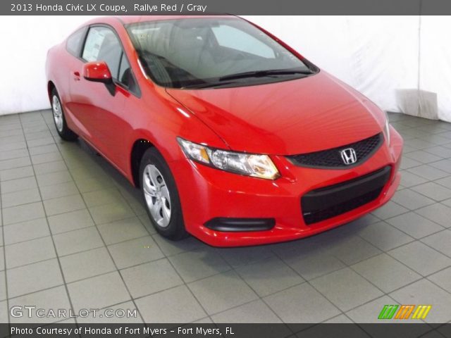 2013 Honda Civic LX Coupe in Rallye Red