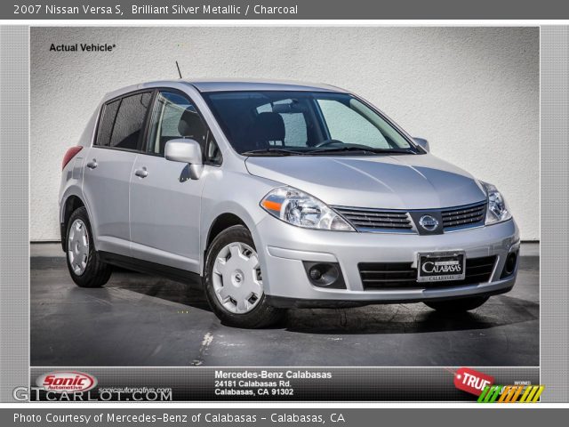 2007 Nissan Versa S in Brilliant Silver Metallic