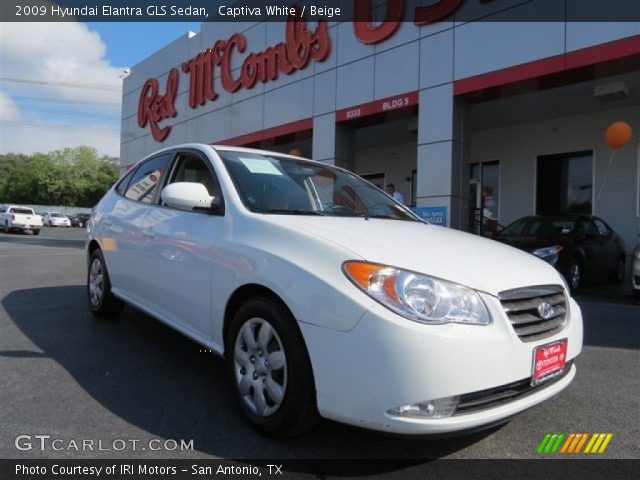 2009 Hyundai Elantra GLS Sedan in Captiva White