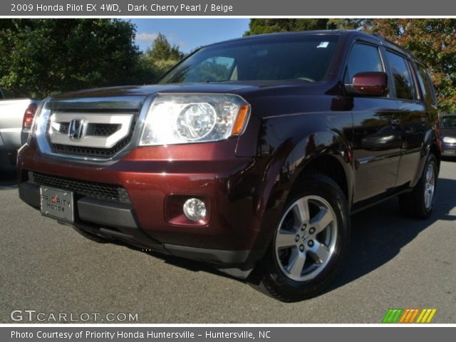 2009 Honda Pilot EX 4WD in Dark Cherry Pearl