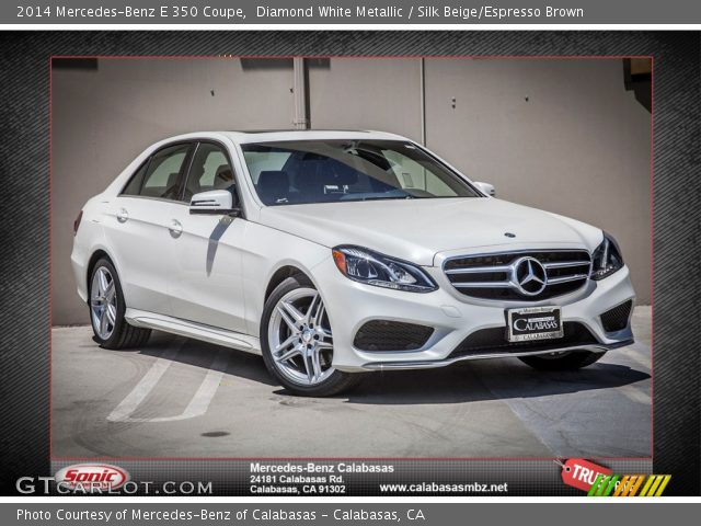 2014 Mercedes-Benz E 350 Coupe in Diamond White Metallic