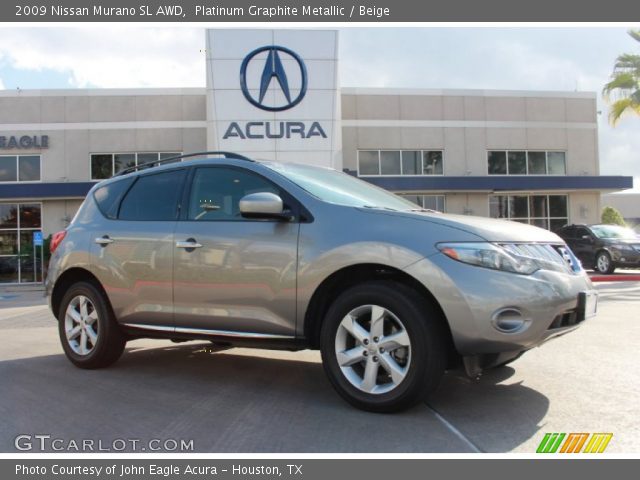 2009 Nissan Murano SL AWD in Platinum Graphite Metallic