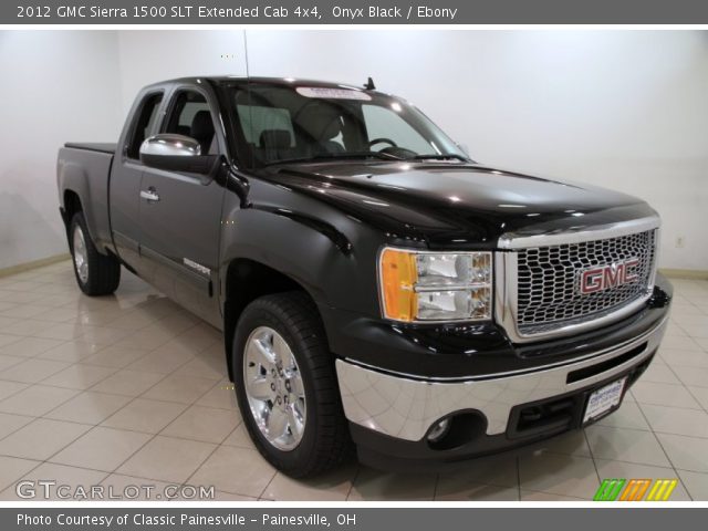 2012 GMC Sierra 1500 SLT Extended Cab 4x4 in Onyx Black