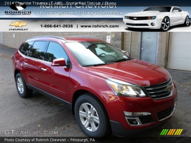 2014 Chevrolet Traverse LT AWD in Crystal Red Tintcoat