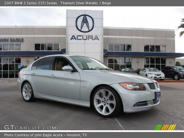 2007 BMW 3 Series 335i Sedan in Titanium Silver Metallic