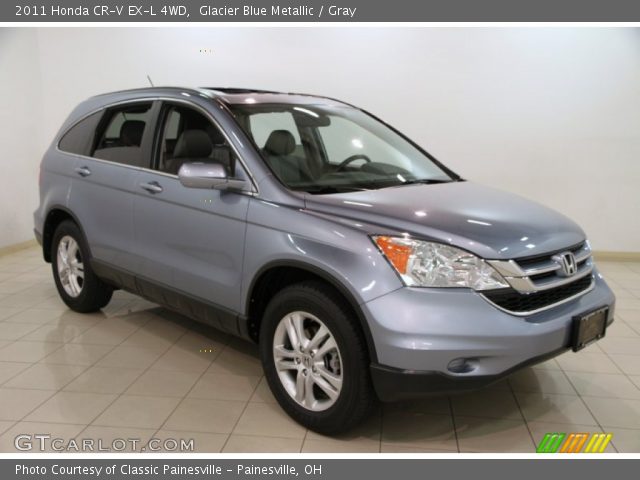 2011 Honda CR-V EX-L 4WD in Glacier Blue Metallic