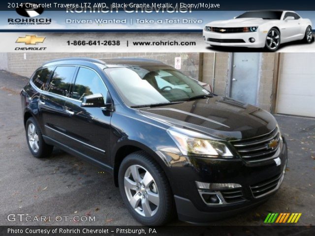 2014 Chevrolet Traverse LTZ AWD in Black Granite Metallic