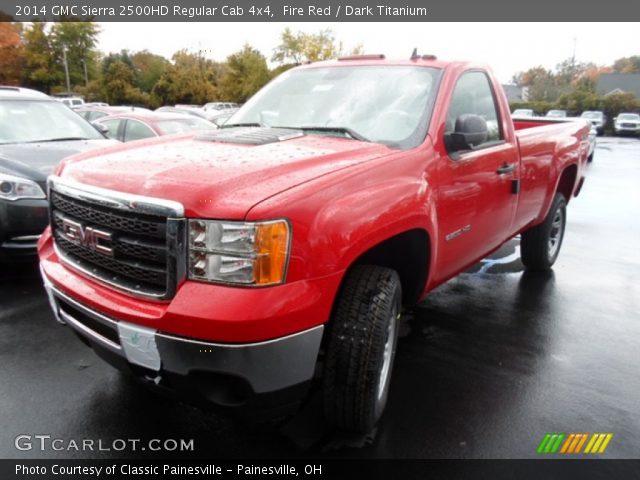 2014 GMC Sierra 2500HD Regular Cab 4x4 in Fire Red