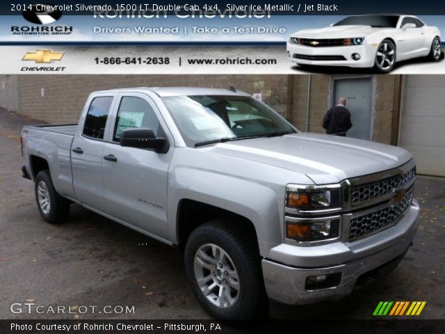 2014 Chevrolet Silverado 1500 LT Double Cab 4x4 in Silver Ice Metallic