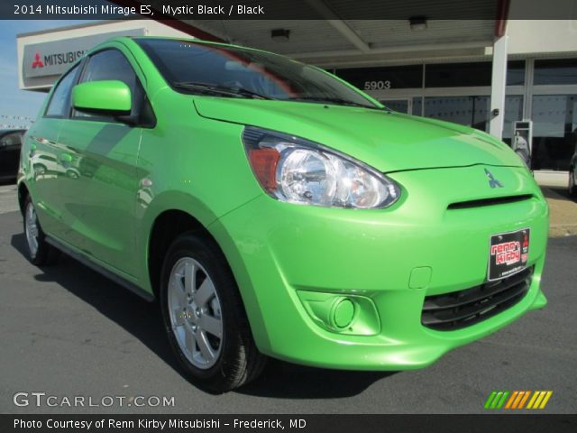2014 Mitsubishi Mirage ES in Mystic Black